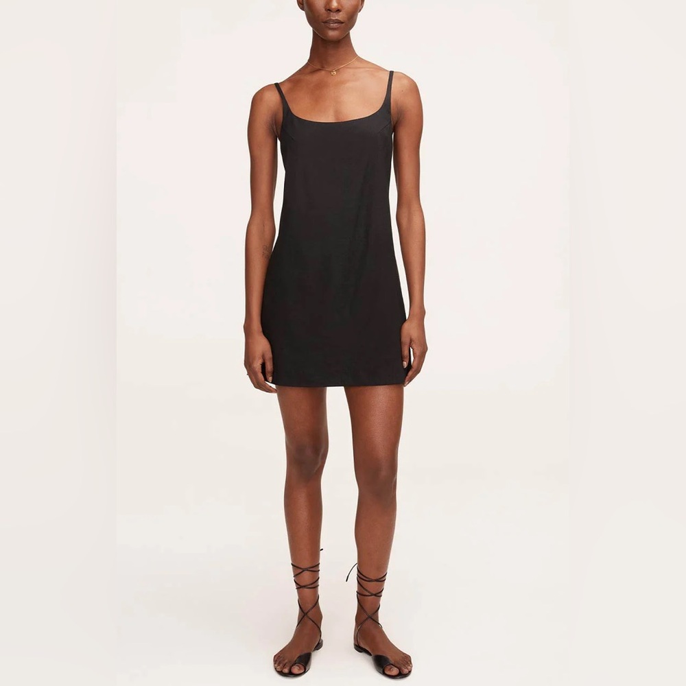 Rebecca Taylor Stretch Linen Skirted Romper